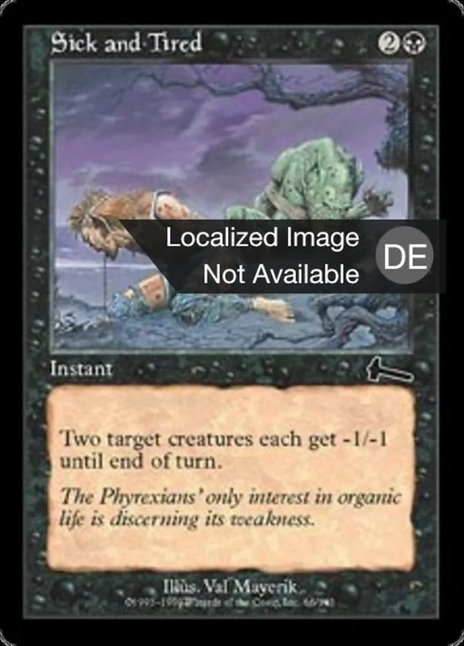 Krank und müde kaufen - Urza's Legacy bei TcG Love