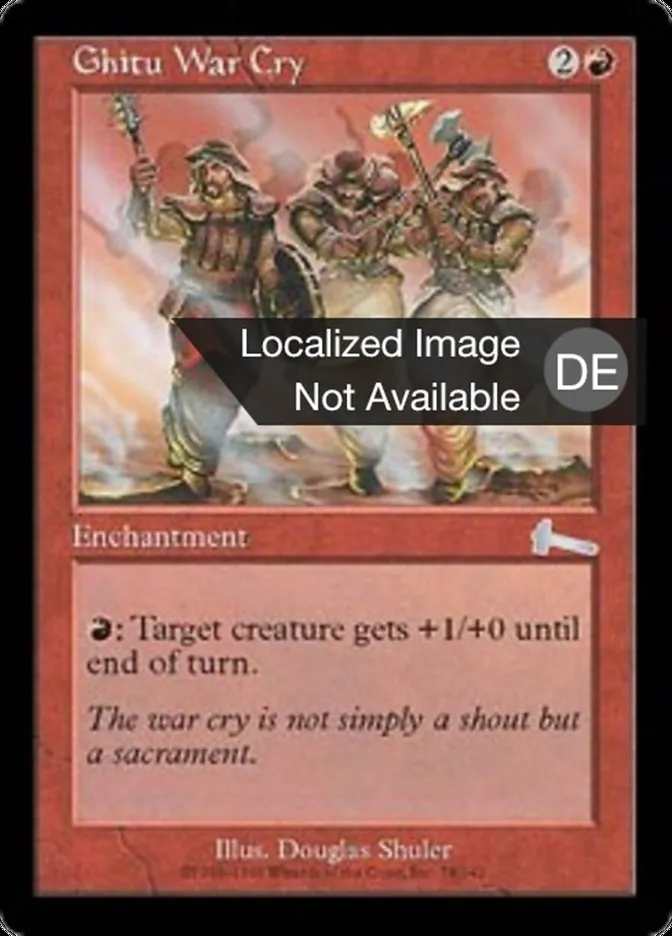 ULG-78-Schlachtruf-der-Ghitu-de Schlachtruf der Ghitu kaufen - Urza's Legacy bei TcG Love