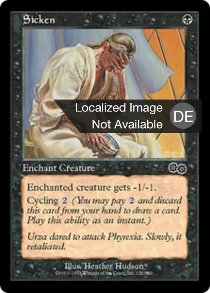 Erkrankung kaufen - Urza's Saga bei TcG Love