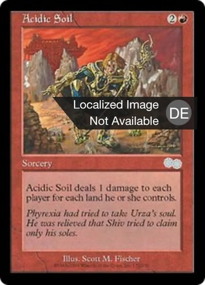 Ätzender Boden kaufen - Urza's Saga bei TcG Love