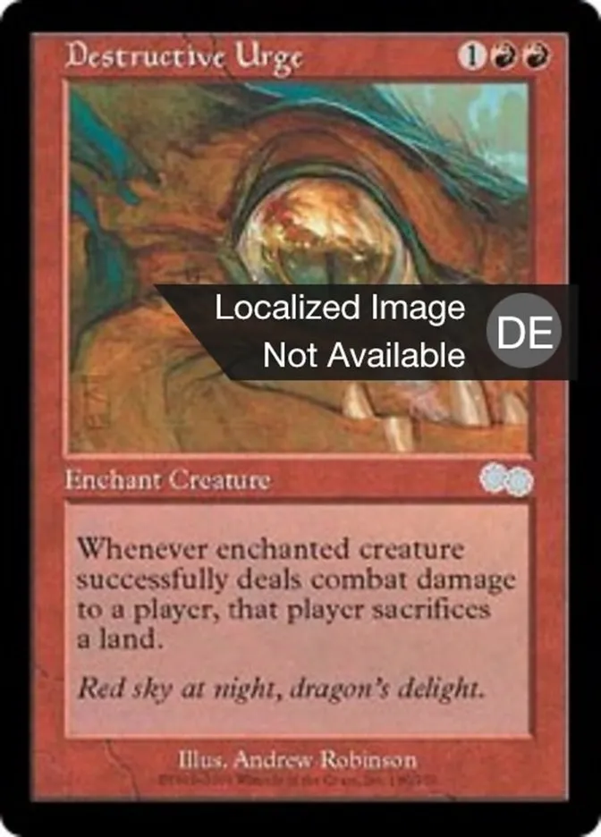 Zerstörungsdrang kaufen - Urza's Saga bei TcG Love