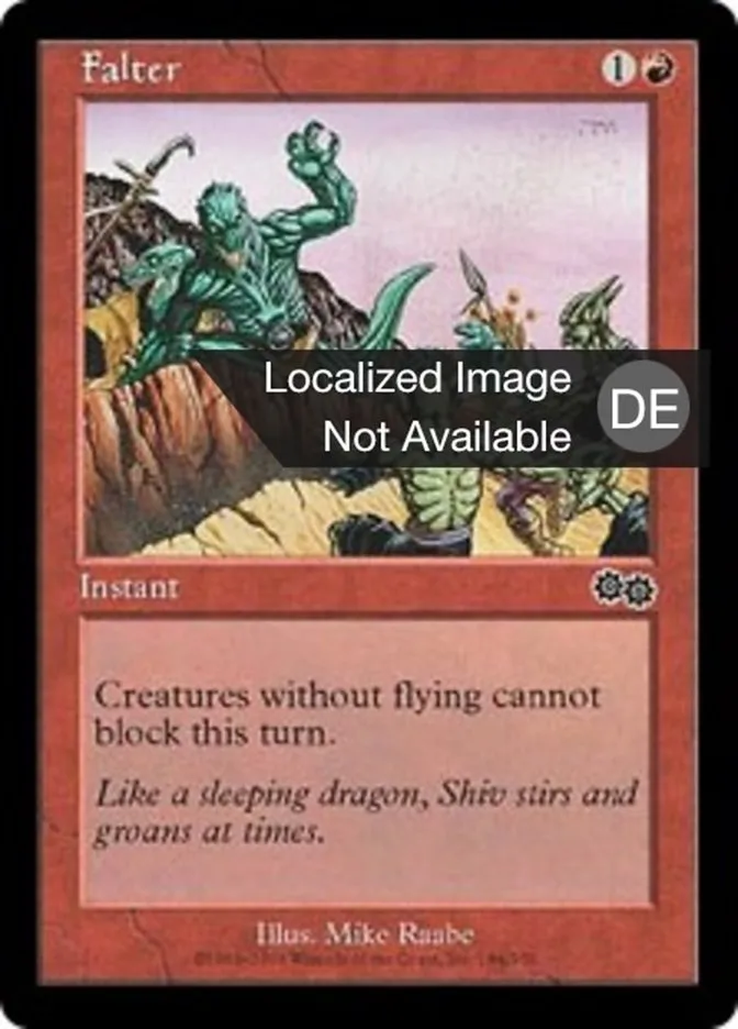 Erdfaltung kaufen - Urza's Saga bei TcG Love