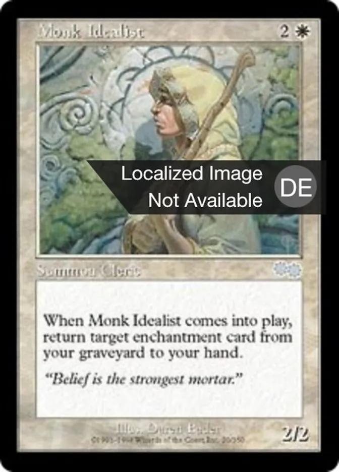Idealistischer Mönch kaufen - Urza's Saga bei TcG Love