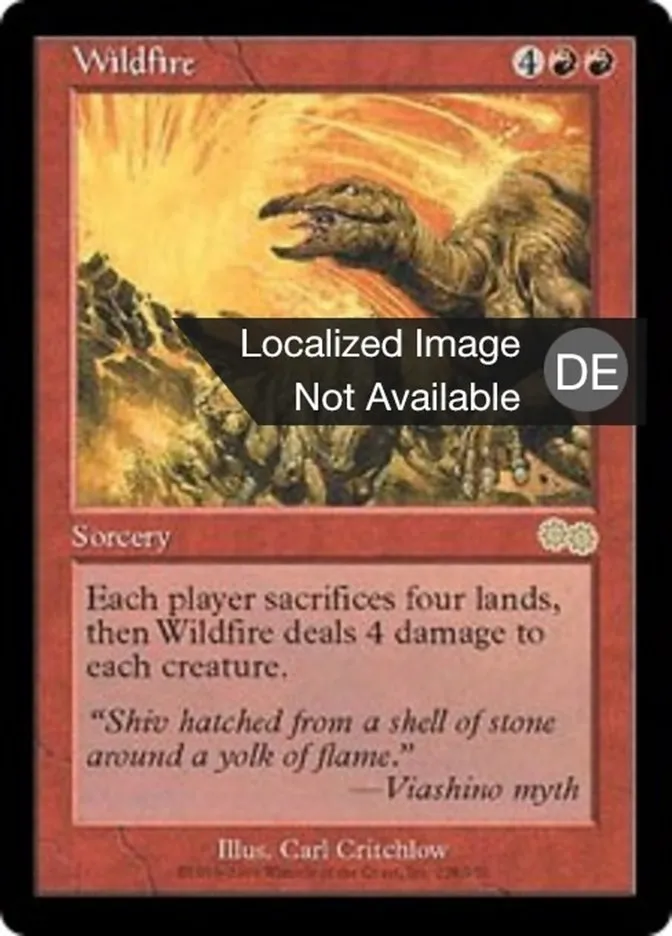 Verbrannte Steppe kaufen - Urza's Saga bei TcG Love