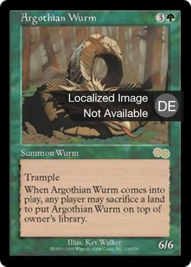 Argothischer Wurm kaufen - Urza's Saga bei TcG Love