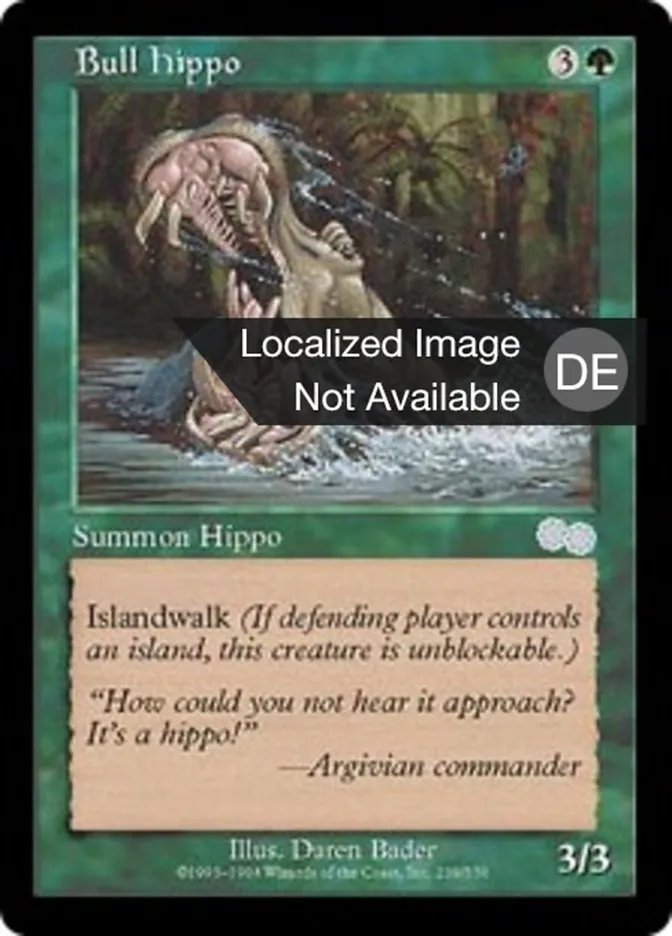 Flußpferdbulle kaufen - Urza's Saga bei TcG Love