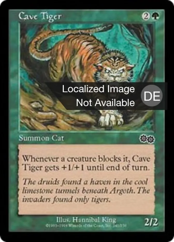 Höhlentiger kaufen - Urza's Saga bei TcG Love