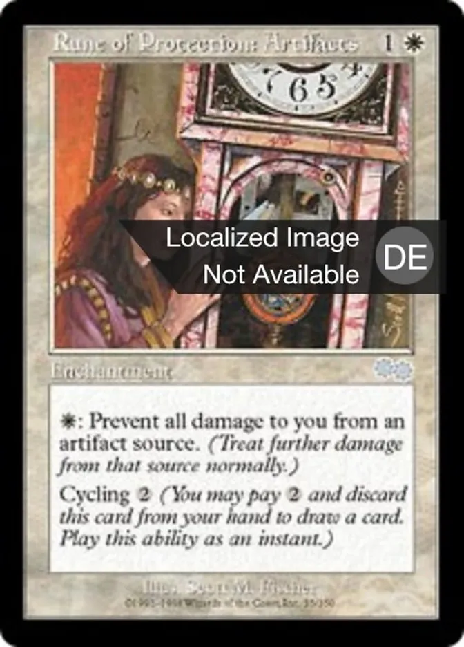 Schutzrune gegen Artefakte kaufen - Urza's Saga bei TcG Love