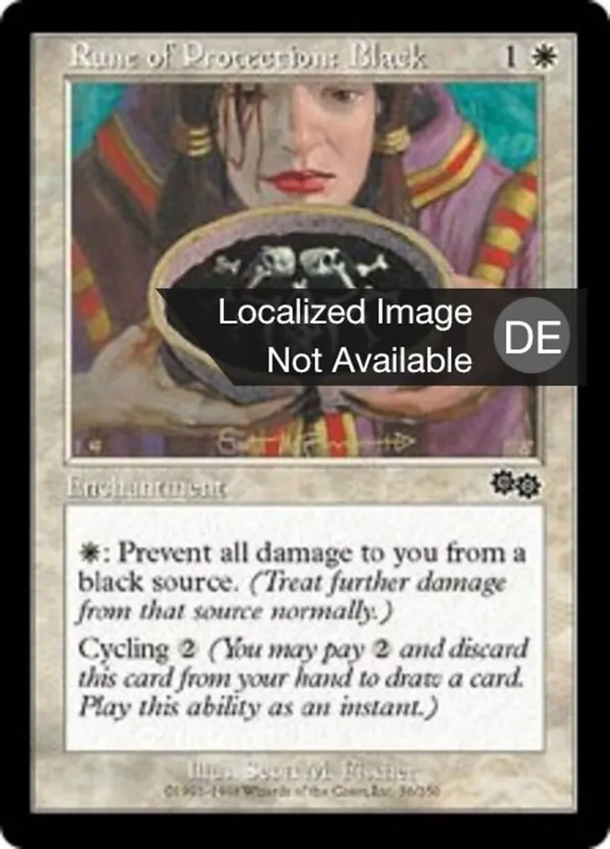 Schutzrune gegen Schwarz kaufen - Urza's Saga bei TcG Love