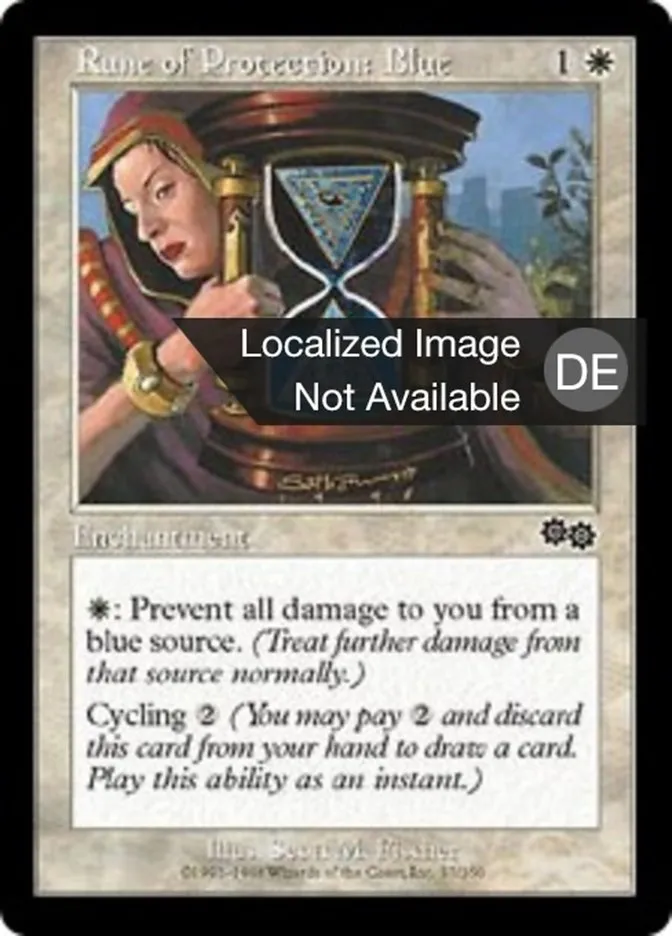 Schutzrune gegen Blau kaufen - Urza's Saga bei TcG Love