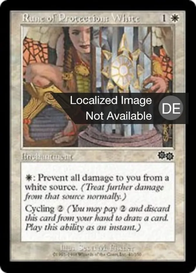 Schutzrune gegen Weiß kaufen - Urza's Saga bei TcG Love