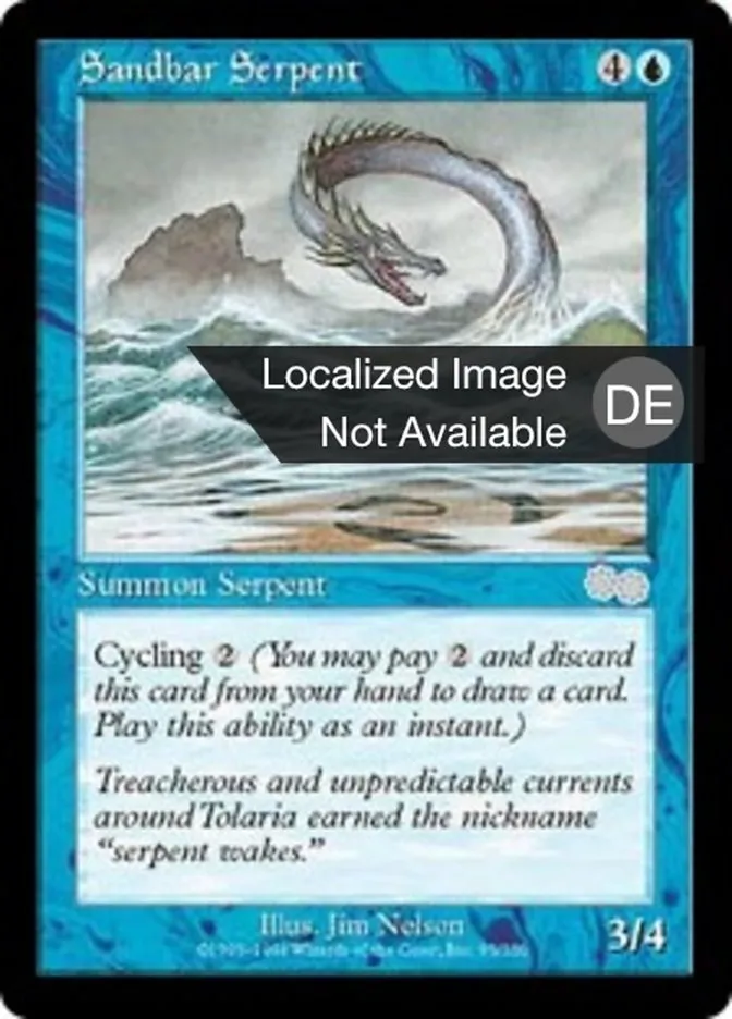 Sandbankschlange kaufen - Urza's Saga bei TcG Love
