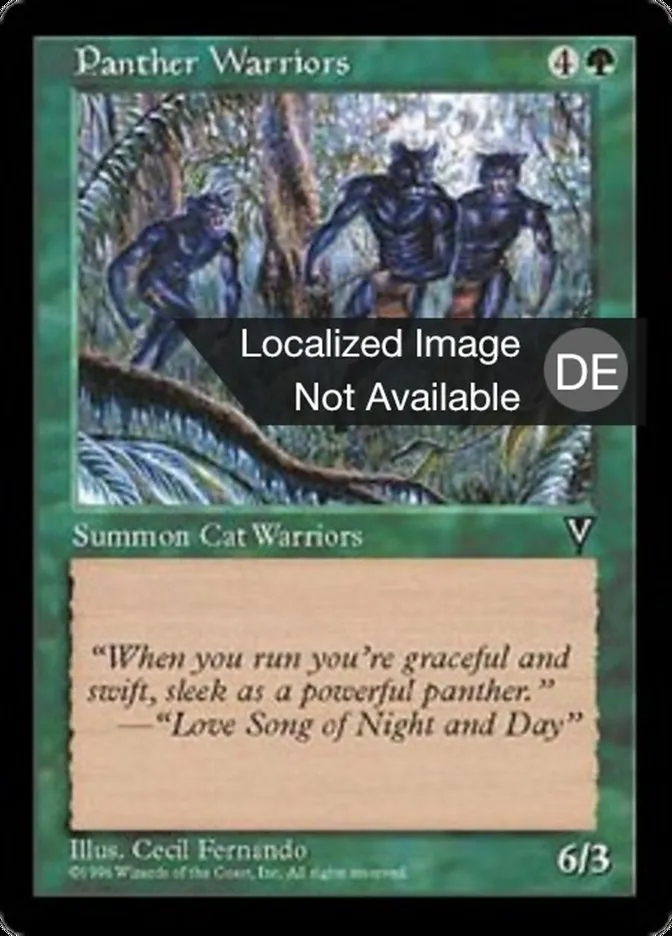 Pantherkrieger kaufen - Visions bei TcG Love