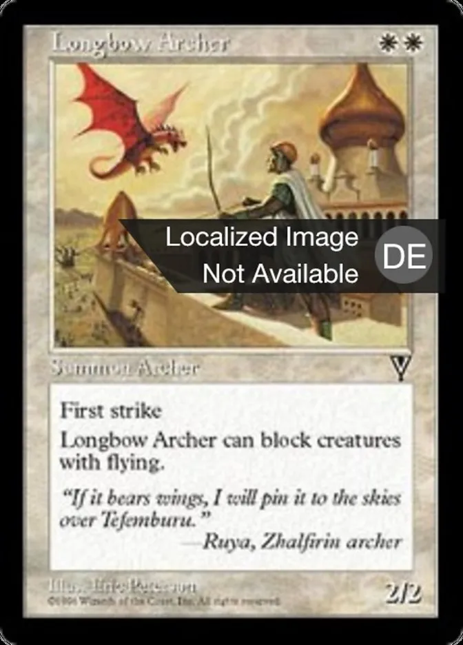 Langbogenschütze kaufen - Visions bei TcG Love