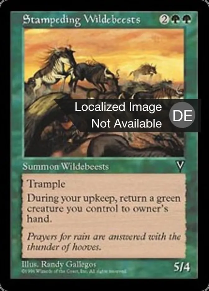 Wütende Wildebeests kaufen - Visions bei TcG Love