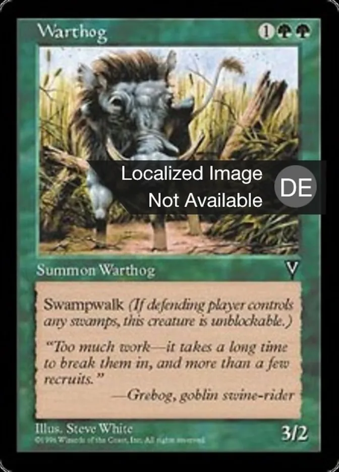 Warzenschwein kaufen - Visions bei TcG Love