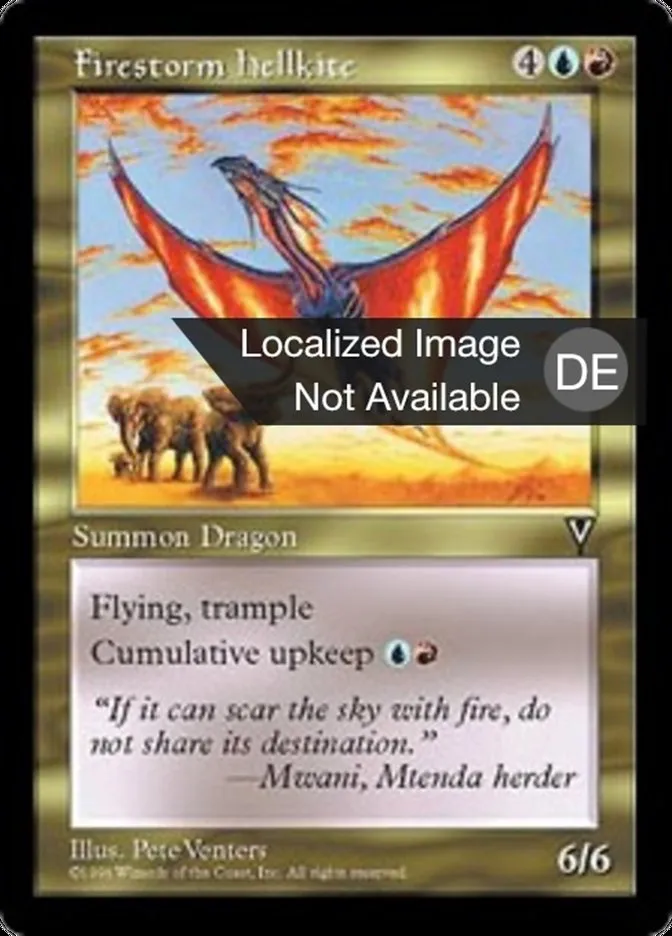 Feuriger Höllendrache kaufen - Visions bei TcG Love