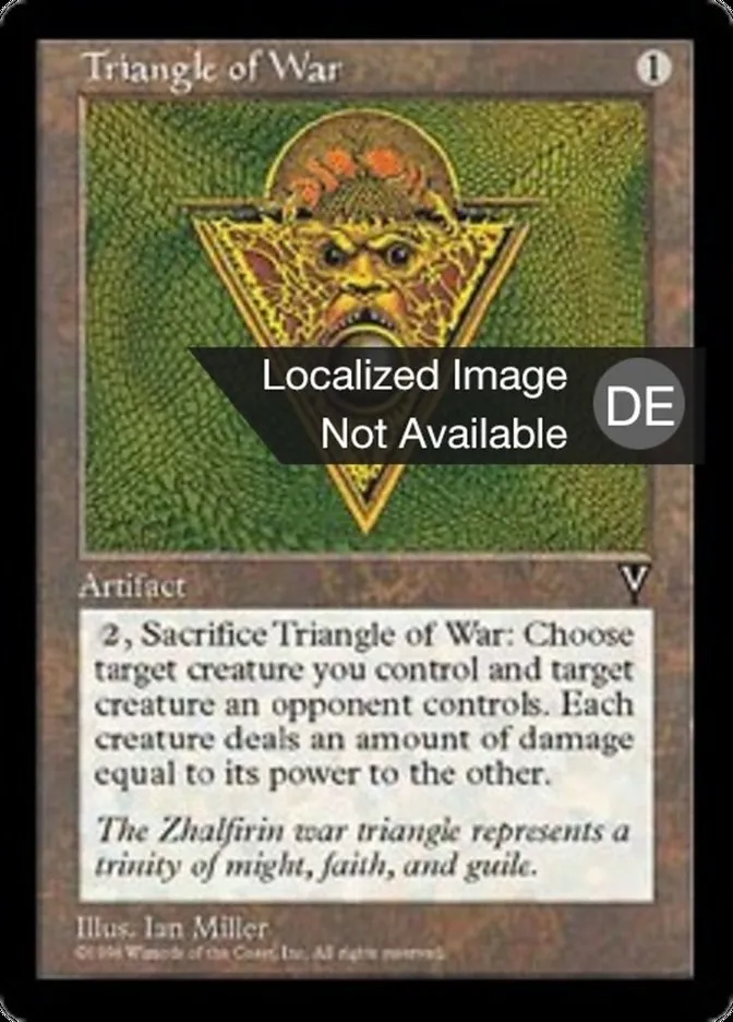 Dreieck des Krieges kaufen - Visions bei TcG Love