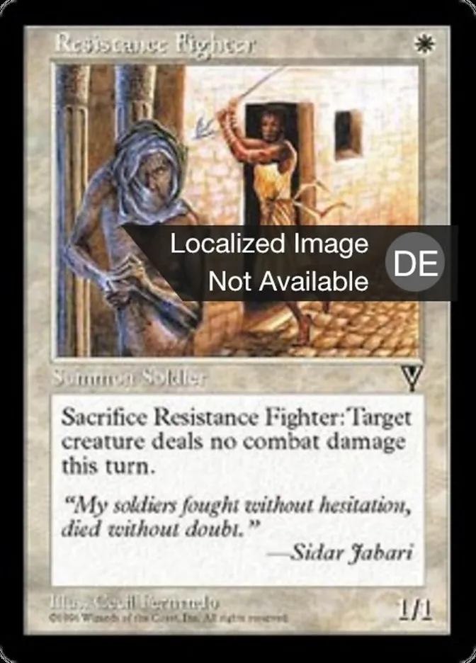 Widerstandskämpfer kaufen - Visions bei TcG Love