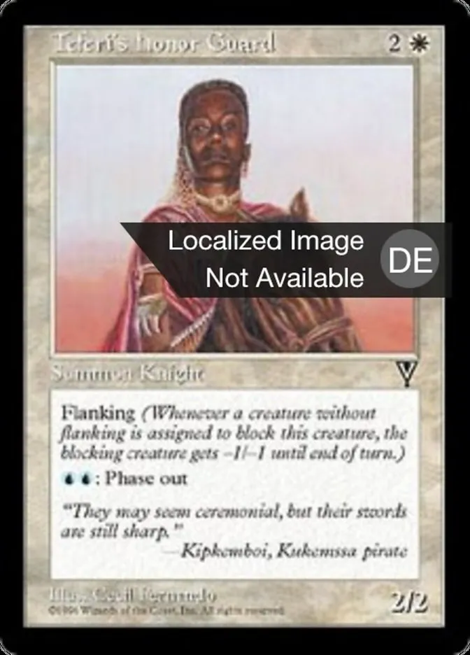 Teferis Ehrengarde kaufen - Visions bei TcG Love