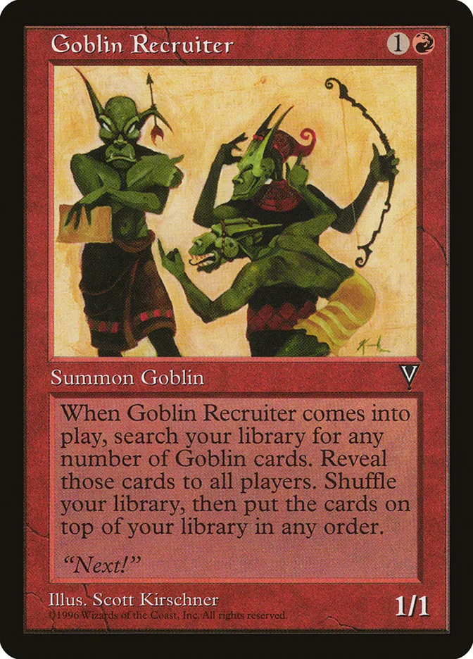 Goblin Recruiter kaufen - Visions bei TcG Love