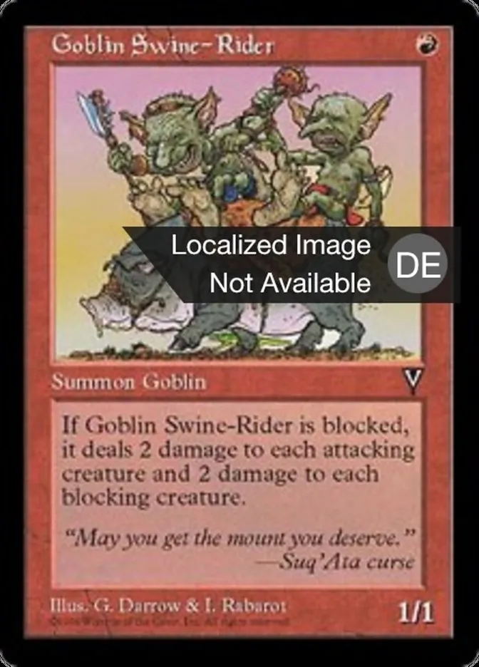 Schweinereiter der Goblins kaufen - Visions bei TcG Love