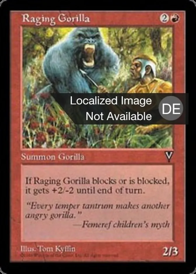 Wütender Gorilla kaufen - Visions bei TcG Love