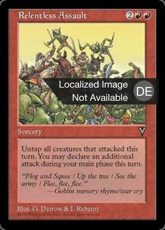 Unnachgiebiger Ansturm kaufen - Visions bei TcG Love