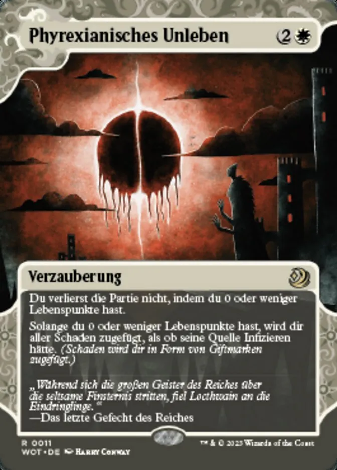 Phyrexianisches Unleben kaufen - Wilds of Eldraine: Enchanting Tales bei TcG Love