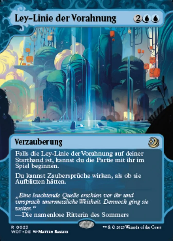 Ley-Linie der Vorahnung kaufen - Wilds of Eldraine: Enchanting Tales bei TcG Love