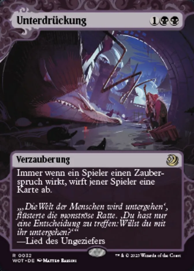 Unterdrückung kaufen - Wilds of Eldraine: Enchanting Tales bei TcG Love