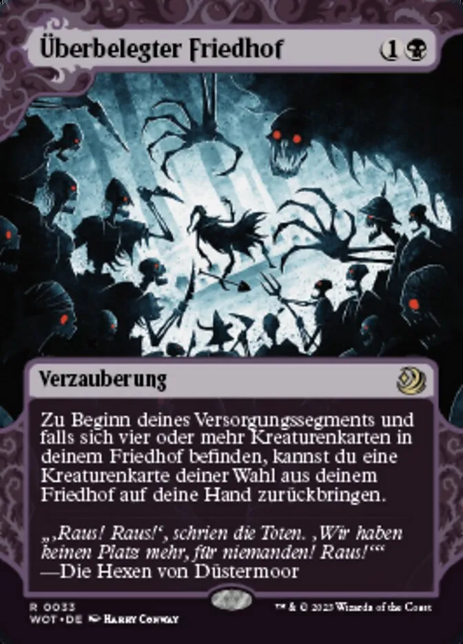 Überbelegter Friedhof kaufen - Wilds of Eldraine: Enchanting Tales bei TcG Love