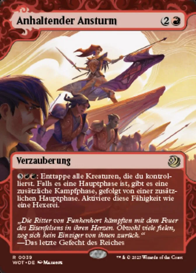 Anhaltender Ansturm kaufen - Wilds of Eldraine: Enchanting Tales bei TcG Love