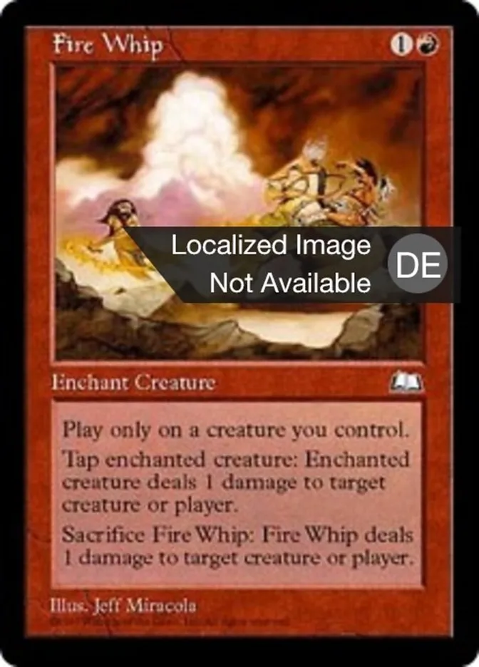 Feuerpeitsche kaufen - Weatherlight bei TcG Love