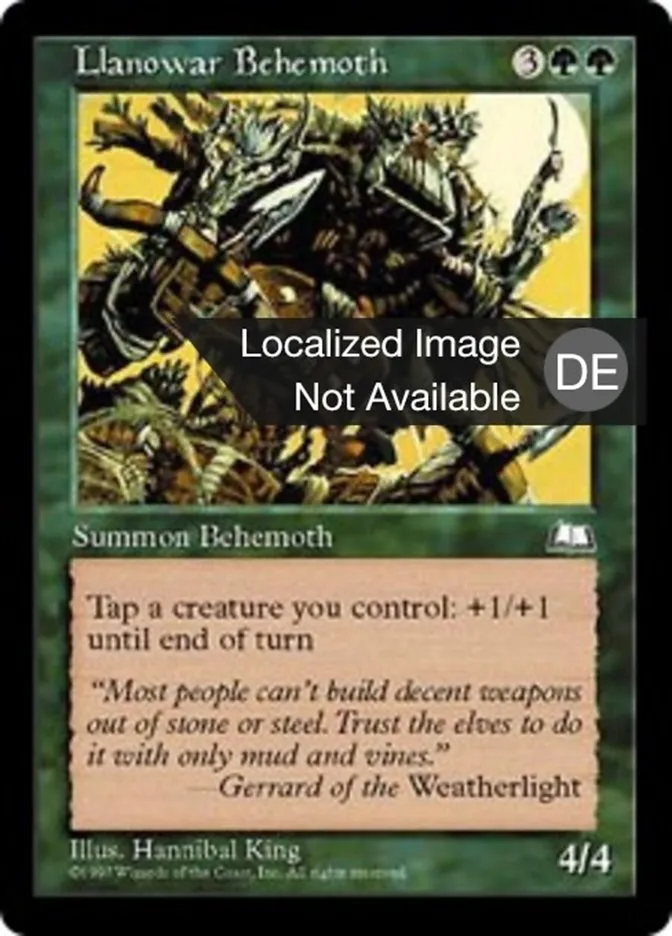 Llanowar-Behemoth kaufen - Weatherlight bei TcG Love