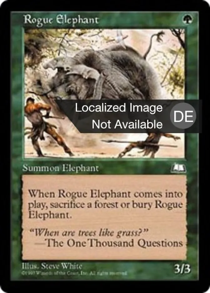 Räubernder Elefant kaufen - Weatherlight bei TcG Love