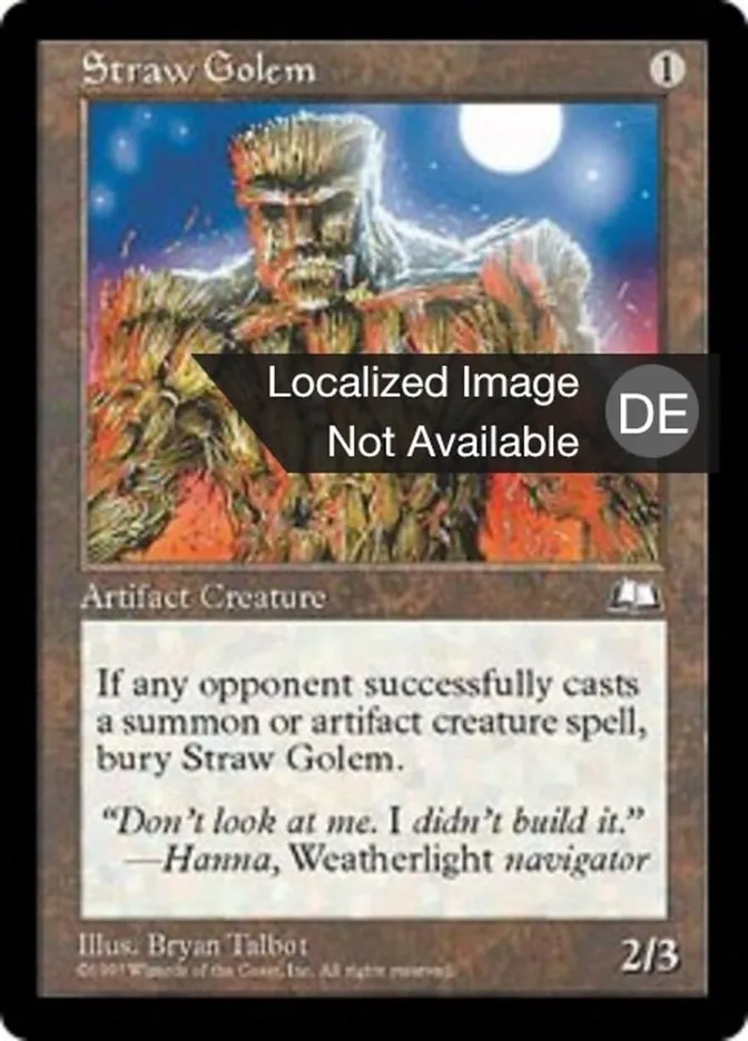 Strohgolem kaufen - Weatherlight bei TcG Love