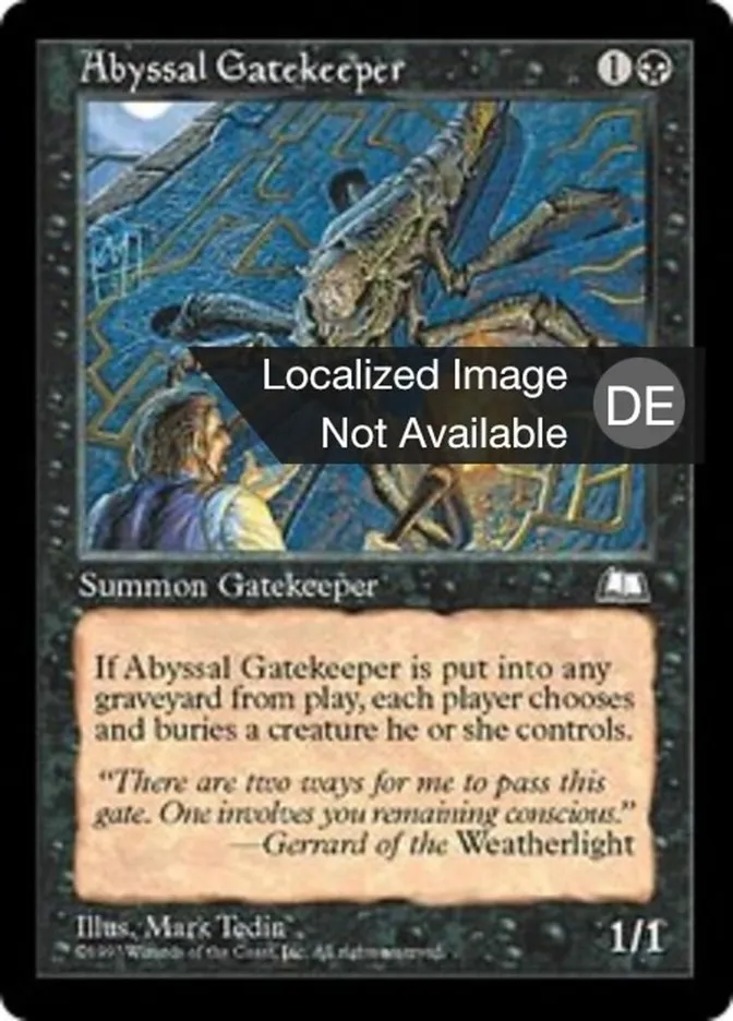 Torwächter der Unterwelt kaufen - Weatherlight bei TcG Love