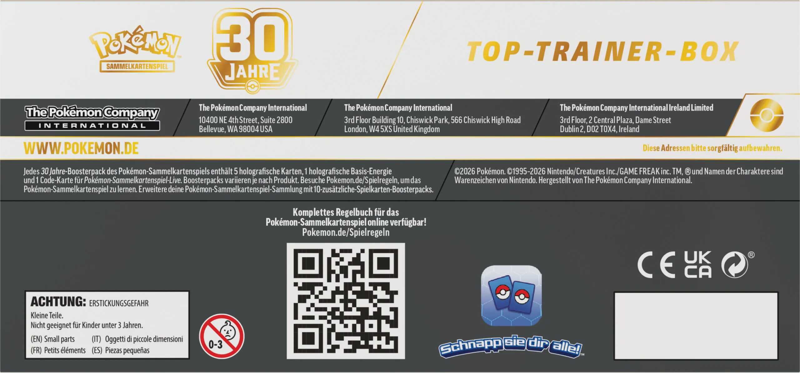 Pokémon 30 Jahre Top-Trainer-Box (Deutsch) – Bild 4