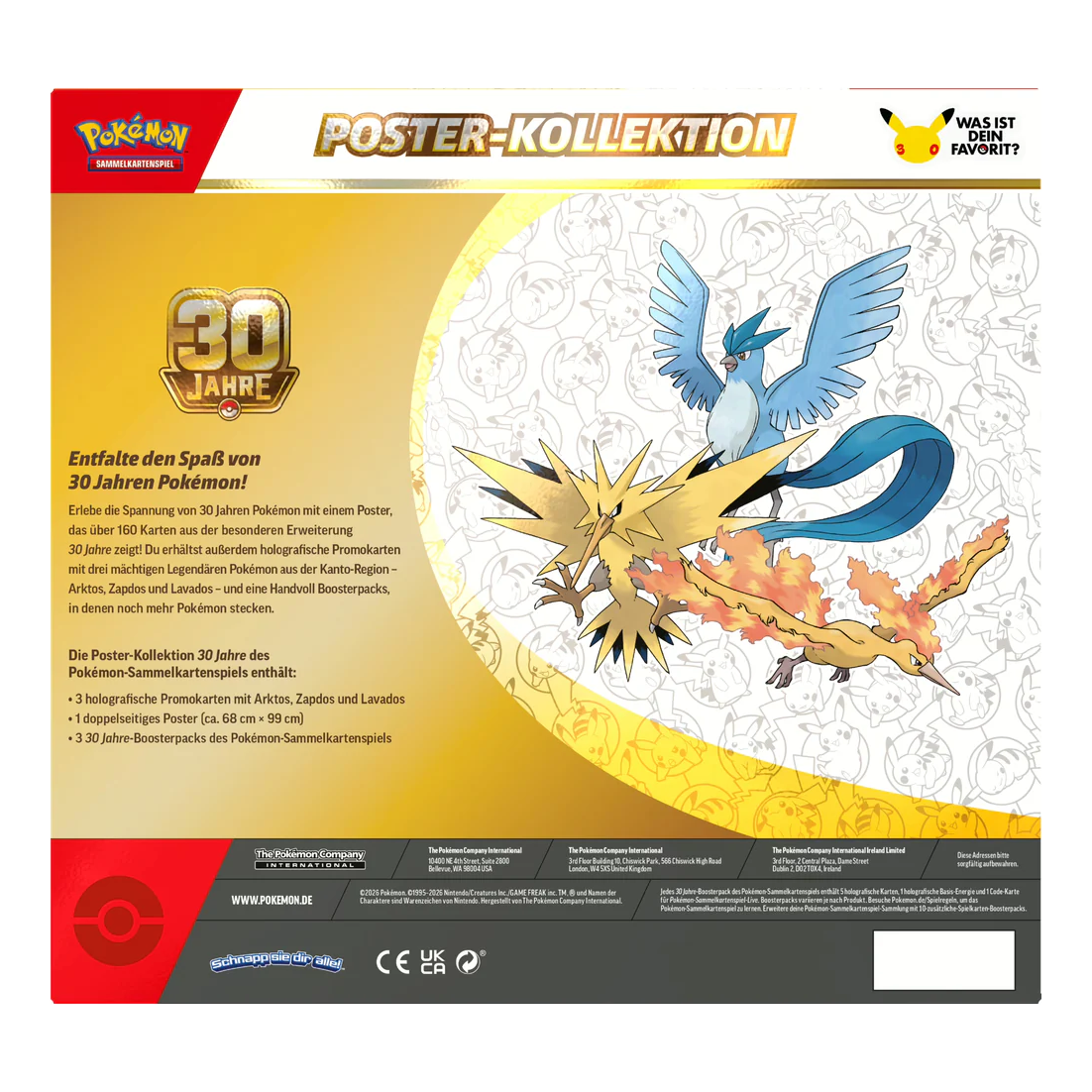 Pokémon 30 Jahre Poster-Kollektion (Deutsch) – Bild 2