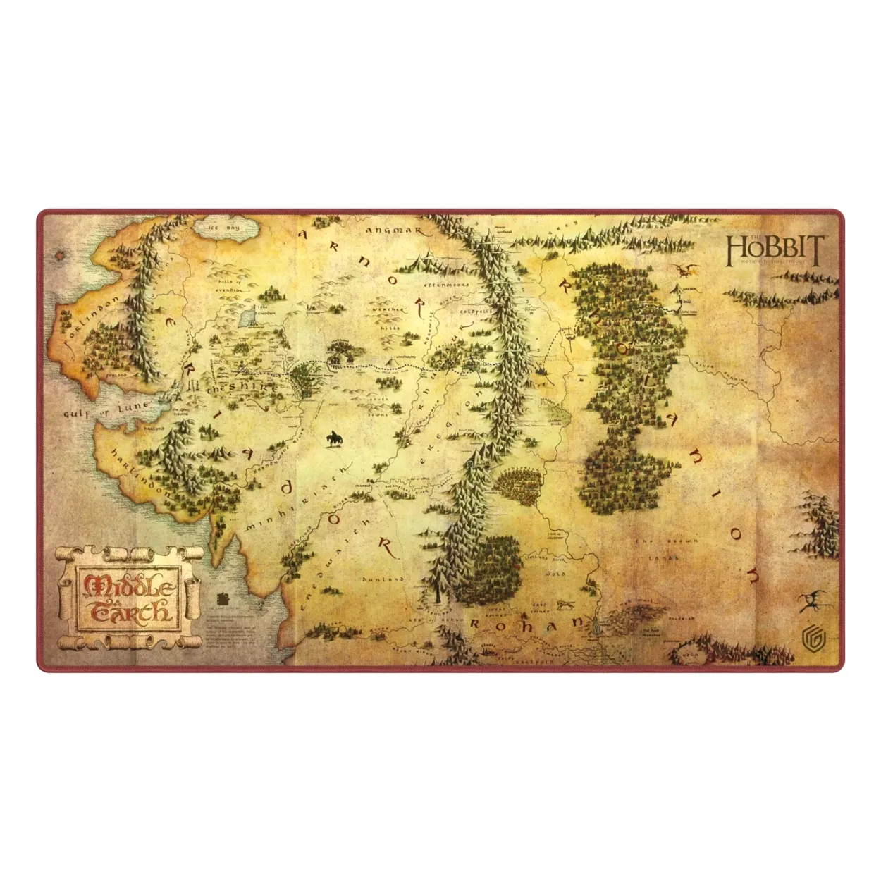 Ultimate Guard Spielmatte – Standardgröße (ca. 61×35 cm) „Der Hobbit“ – Mittelerde